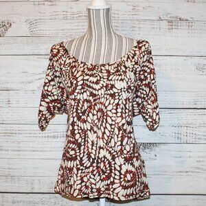 Kenneth Cole Reaction Women's Short Sleeve oversized Top Size Small